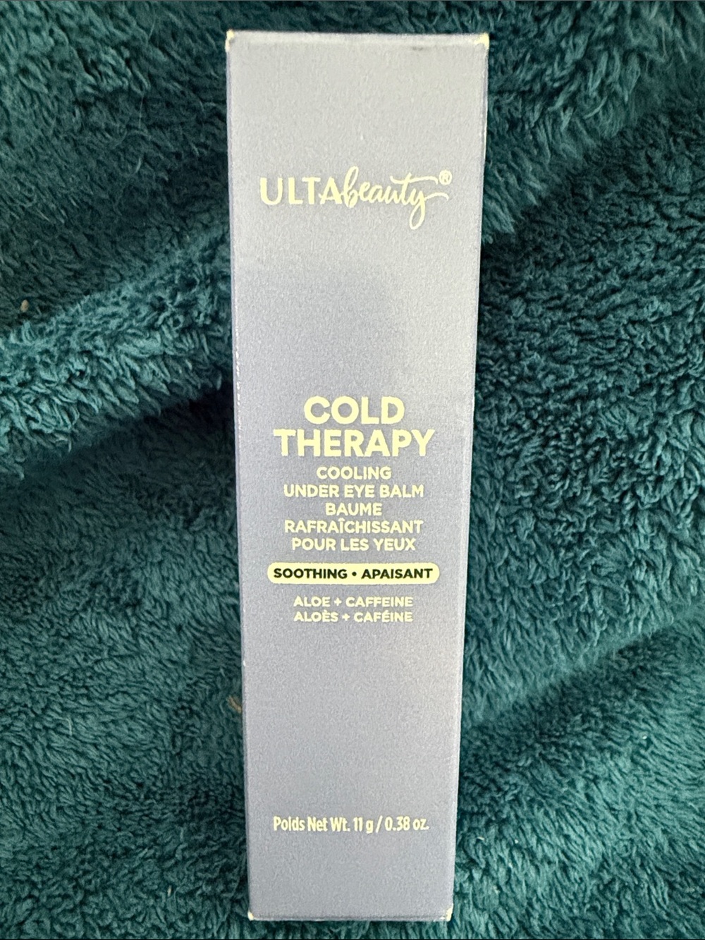 Ulta Beauty Cold Therapy Cooling Under Eye Balm - Navy Blue & Gold
